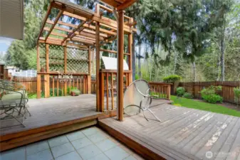 Great for outside entertaining.