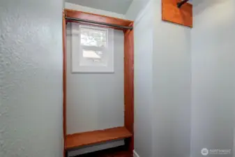 Walk-in closet space