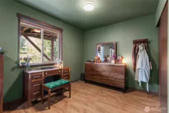 3rd bedroom on lower level is huge--plenty of room