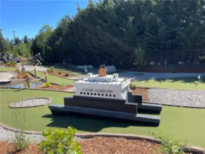 With fabulous local mini golf!