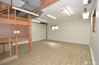 Downstairs...a wall could be put down the middle to build 2 extra bedrooms. Potential for MIL with Separate Flat Entrance.