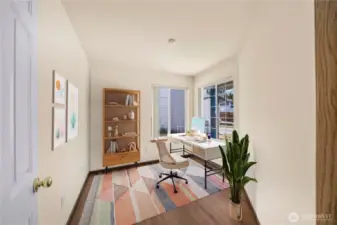 Office space/flex room on the lower level locate off the entry!