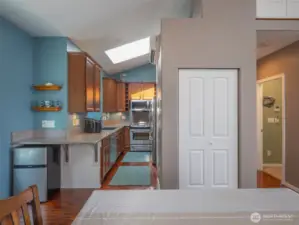 Bedroom located just off the main area.