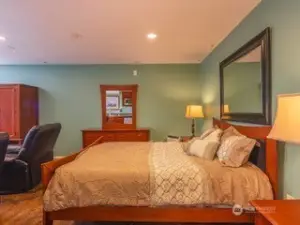Lower level bedroom.