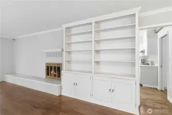 Beautiful Built In Shelving