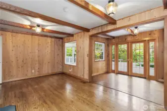 Family Room and Sitting Room off Kitchen