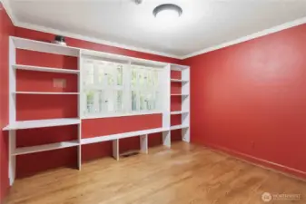 Bedroom #2 with Built-Ins