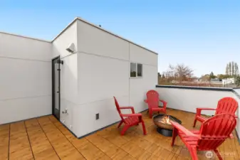 Spacious, private, and made for lounging—your rooftop awaits you!