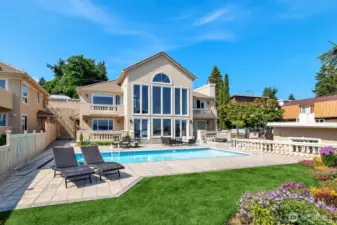 The view from Lake Washington.