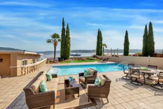 Fenced yard for privacy