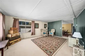 Versatile flex space offering room for gatherings, game nights, or additional entertaining area.