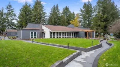 Enjoy the new modern clubhouse featuring billiards, gym, sauna, jacuzzi, gathering space with fireplace, state-of-the-art kitchen, and a full calendar of daily activities.