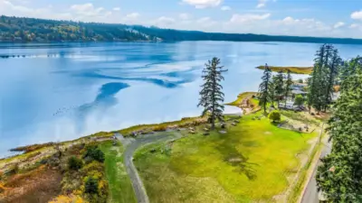 Private community waterfront park, with boat launch!