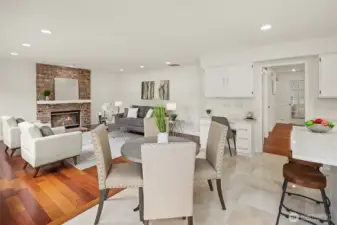 This area is the heart of the home!