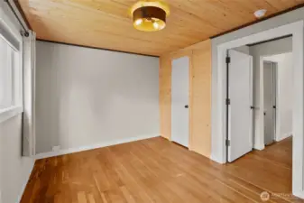 Another view of main floor bedroom.