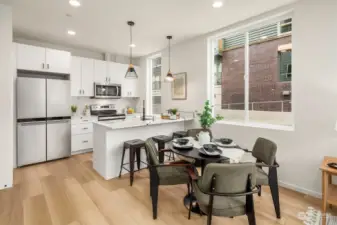 Photo from model home with similar floor plan