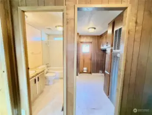 Laundry / Main Bathroom