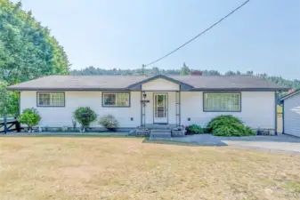 This well maintained home is situated on 40 acres!