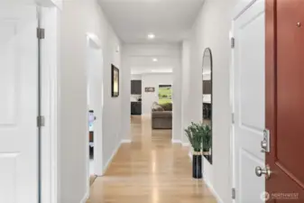 Entry and hallway.