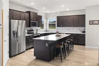 Well appointed kitchen.
