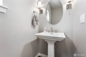 Main floor powder room