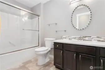 Second floor full bath