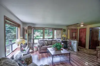 Entry and living room