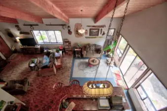 View down from Primary bedroom
