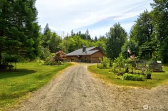 Apple and Pear trees with additional garden space and chicken coop