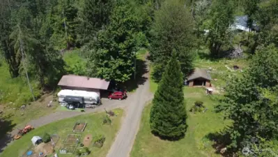 RV space and diesel shed both have power