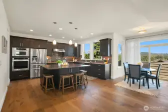 kitchen with eating area