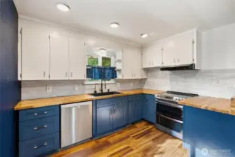 bright kitchen