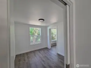 Extra bedroom or office area on main floor.
