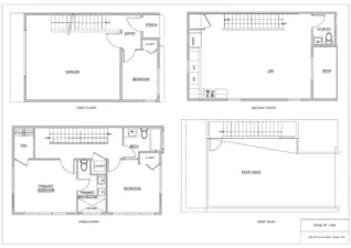 Marketing renderings, floor plan