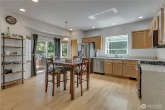 Kitchen with eating space