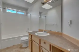 full bath room on upper floor