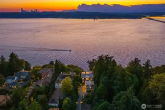 Imagine dazzling sunsets over the Olympic Mountains and the twinkling Seattle skyline.