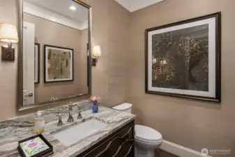 Main floor powder  bathroom.