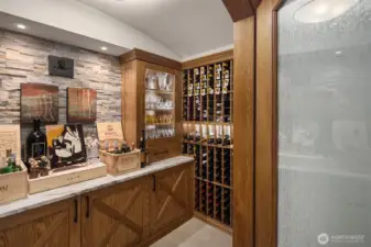 A temperature-controlled wine cellar. for your collection or the one you are about to start!