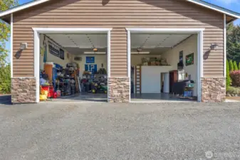 Large 36 x 36 shop and the doors are 12 x 12