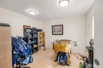Office space inside of shop