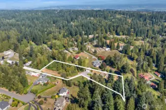 Property boundary lines (estimates)