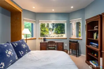 Additional bedroom on the main level or a great office.