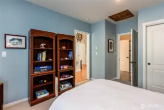 Optional 2nd bedroom or office on the main level.