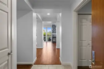 View from front door- Welcome home!