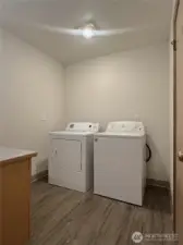 Lower Level Bathroom & Laundry Room