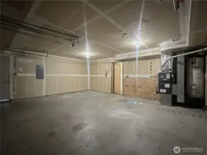 Two Car Garage with Side Door