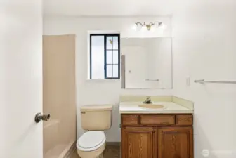 3/4 primary bathroom.