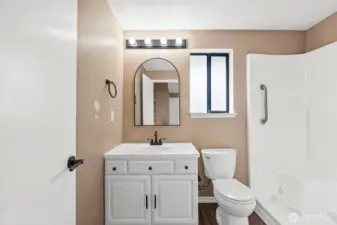 Bedroom #4 with 3/4 bathroom.