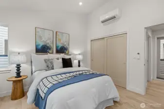 sizable second bedroom